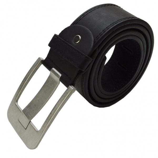 Damen Gürtel mit 4 cm Breite Stylischer Gürtel verschiedene Größen wählbar (schwarz)